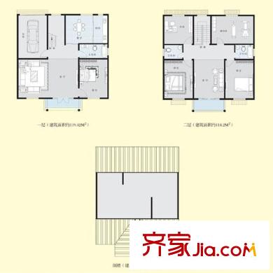 揚州畫舫戶型圖雅舫居A戶型 4室3廳3衛(wèi)1廚