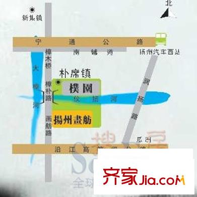 揚州畫舫交通圖