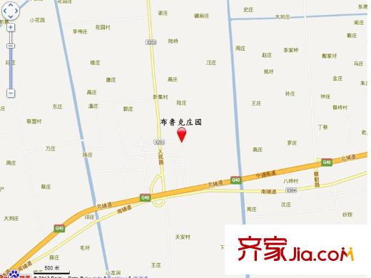 布魯克莊園交通坐標(biāo)圖