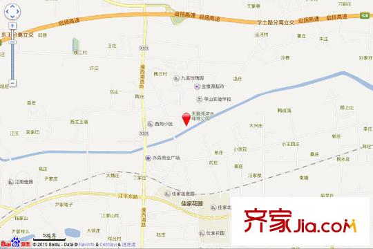 天鵝灣墅園交通圖