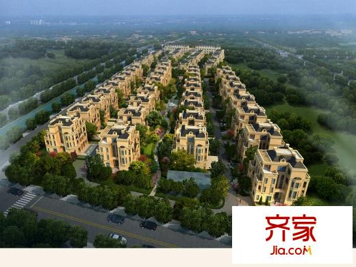 塞納春天外景圖