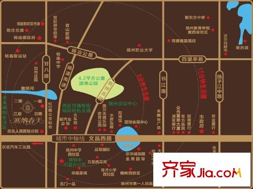 塞納春天交通圖