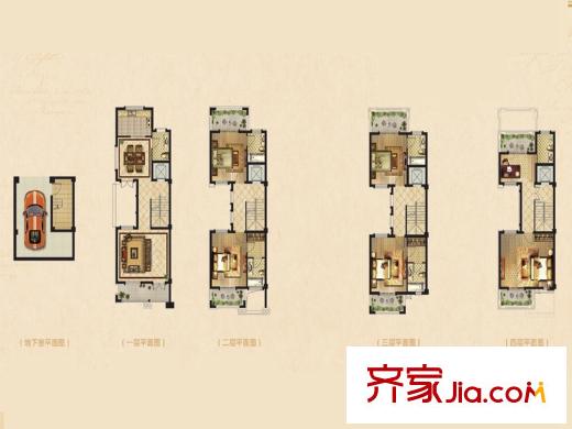 塞納春天C3戶型 6室2廳6衛(wèi)1廚