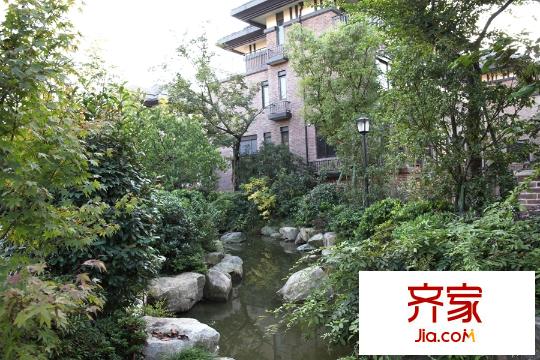 濱城溪上明堂小區(qū)內(nèi)綠化景觀（2015-9-10）