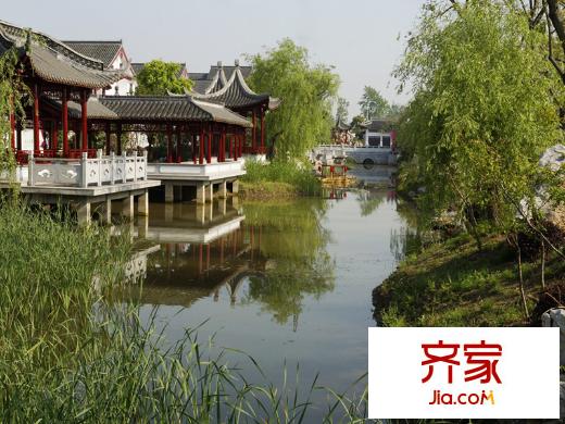 第二江南小區(qū)水景一側(cè)（2014-06-17）