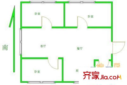 萬鴻城市花園 戶型圖