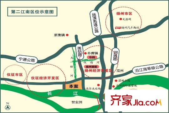 第二江南區(qū)位圖