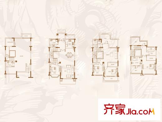 美錦云天D戶型 5室3廳3衛(wèi)1廚