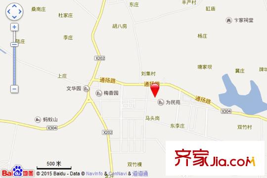 龍湖美墅交通坐標(biāo)圖