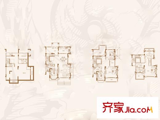 美錦云天J戶型 7室2廳3衛(wèi)1廚