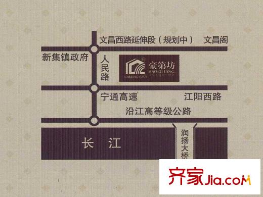 豪第坊交通圖