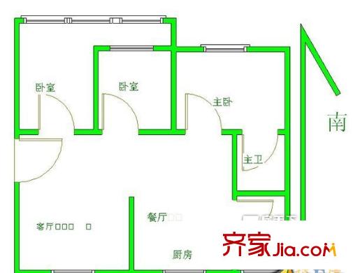 美琪小區(qū) 戶型圖
