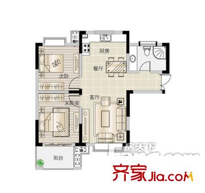 翠崗新村 戶型圖