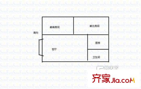 翠崗新村 戶型圖