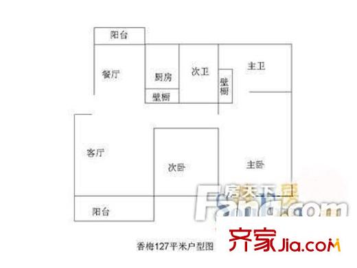 京華城怡景苑 戶型