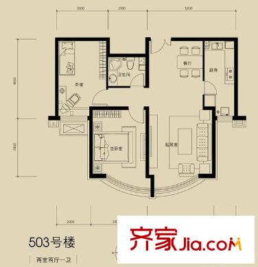 京華城怡景苑 戶型