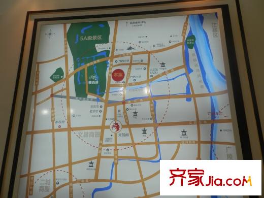 深物業(yè)湖畔御景區(qū)位圖