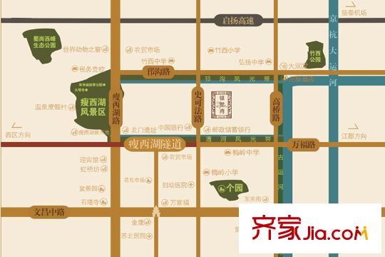 銀墅灣區(qū)位圖