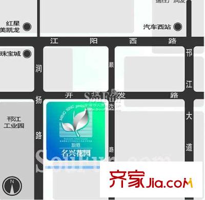 新港名興花園交通圖位置圖