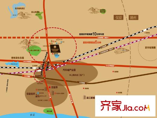 金龍灣莊園區(qū)位圖