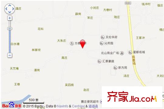 沁芳園交通圖