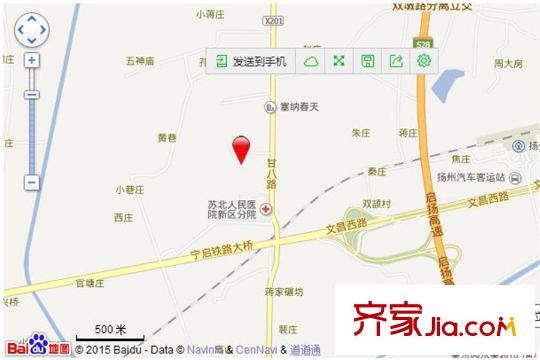 塞納春天交通圖