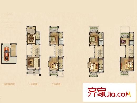 塞納春天C4戶型 6室2廳6衛(wèi)1廚