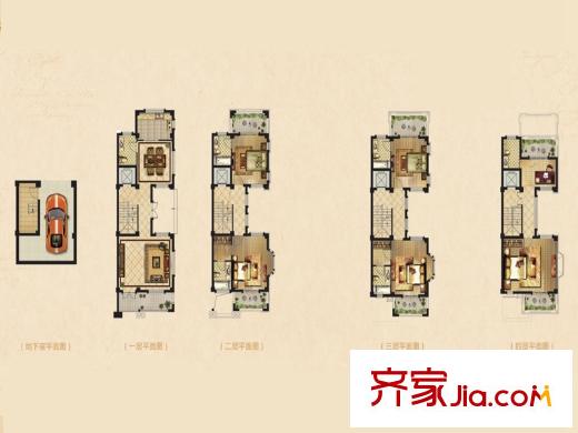 塞納春天C2戶型 6室2廳6衛(wèi)1廚