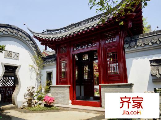 第二江南院落入戶門內(nèi)側(cè)（2014-06-17）