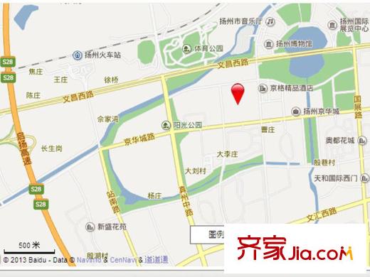 昌建廣場交通坐標圖