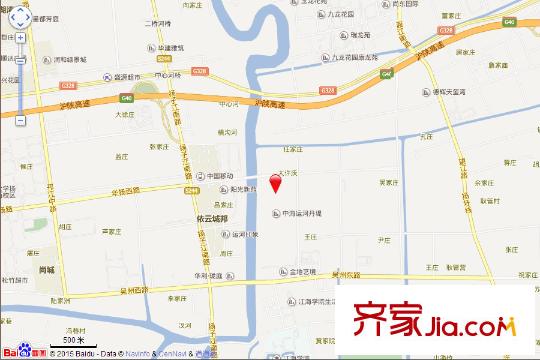 中海運河丹堤交通坐標圖