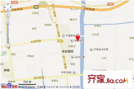 江揚(yáng)運(yùn)河印象交通圖