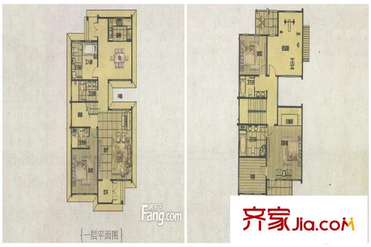 豪第坊F-2戶型 5室2廳5衛(wèi)1廚