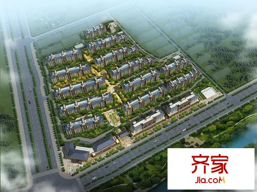 深物業(yè)湖畔御景小區(qū)鳥瞰圖
