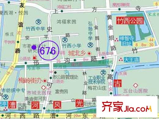 深物業(yè)湖畔御景交通坐標(biāo)圖