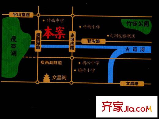 深物業(yè)湖畔御景區(qū)位圖