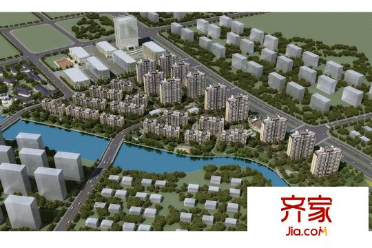 香堤春曉小區(qū)鳥瞰圖
