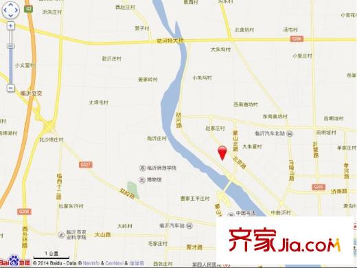 濱河新天地交通圖