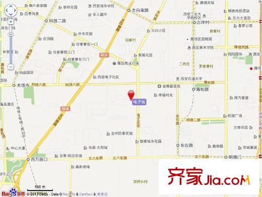 鑫園小區(qū)交通圖