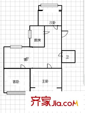 蘭泰花園 3室 戶型圖