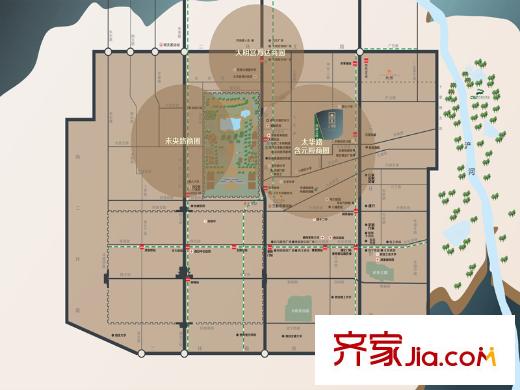 上和郡區(qū)位圖