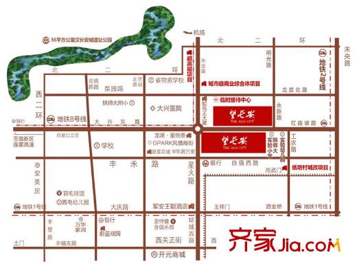 華地望長安區(qū)位圖
