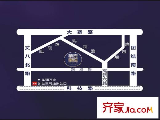 萊安星座區(qū)位圖