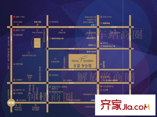 萬(wàn)景?少公館交通圖