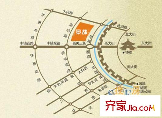 景都區(qū)位圖