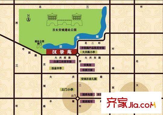 漢城湖一號交通圖