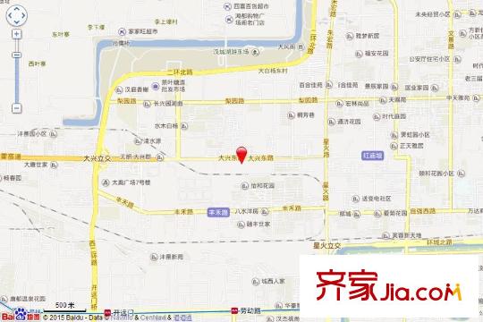大興公園府邸百度電子地圖