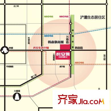 佳誠(chéng)長(zhǎng)安集區(qū)位圖