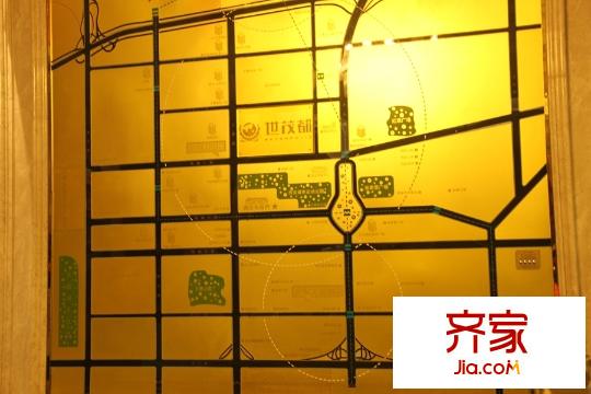 世茂都區(qū)位圖（攝于2015.10.21）