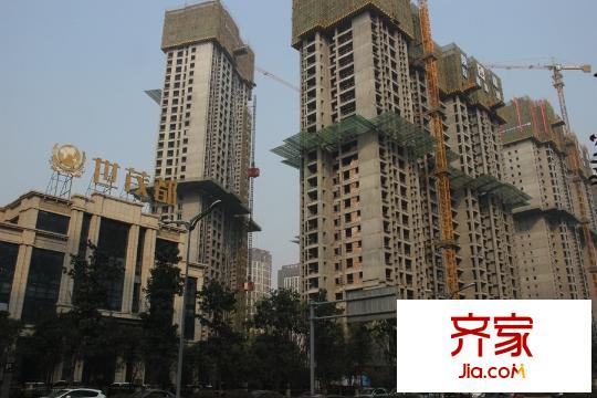 世茂都一期施工進度（攝于2015.10.21）